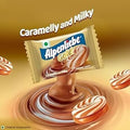 Desipan Alpenliebe Gold Caramel Toffee candy, individually wrapped with caramel and milky swirls.
