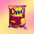 Desipan O'Yes Delicious Puffs Cocktail snacks, light, airy, crunchy, and flavorful snack puffs.
