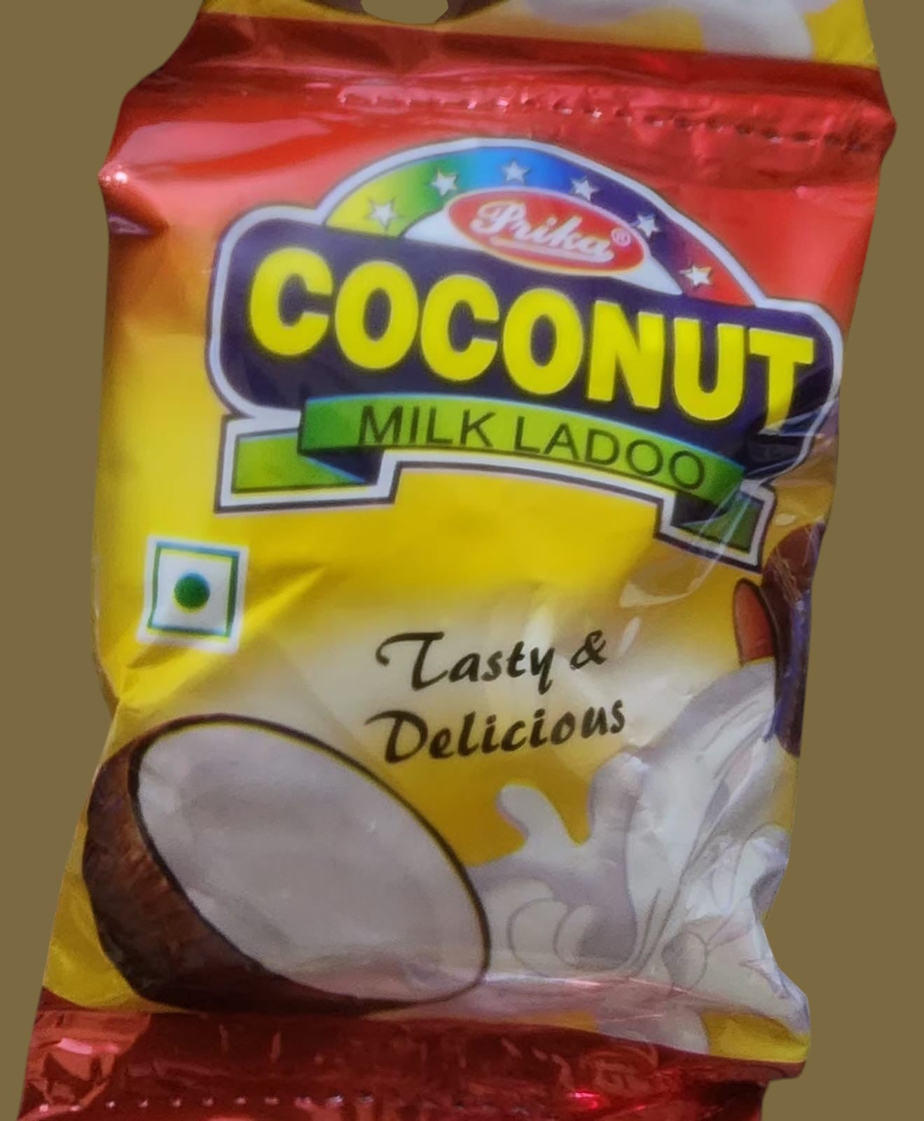 Desipan Prika Coconut Milk Ladoo sweet snack with creamy milk and fresh coconut flavor.