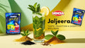 Desipan Satmola Jaljeera Masala digestive drink mix with mint, lemon, and spices.