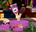 Desipan Masala Jamun Popz frozen treat with jamun, chili, and jaggery flavors. Dark purple.