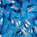 Desipan Mentos Mint candy rolls, individually wrapped in blue packaging with white lettering.