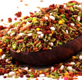 Desipan Assorted Mouth Freshener Mix, a vibrant blend of roasted fennel seeds, dried fruits, nuts, and colorful candies.