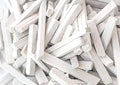 Desipan natural slate pencils for writing and drawing, white, bulk pack, ideal for artists and students.