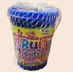Desipan Pihu Fruit Balls candy assortment in a colorful cup, perfect for parties and snacks.