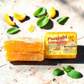 Desipan Punjabi Mango Papad, sweet and tangy Indian snack made with real mango pulp, sugar, and citric acid.