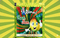 Desipan Rupali Aam Jam mango flavored candy powder packet with cartoon mango giving thumbs up.